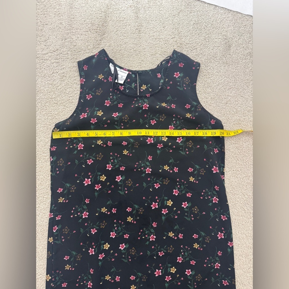 Betsy Lauren Floral Black Dress with Jacket - Picture 4 of 7